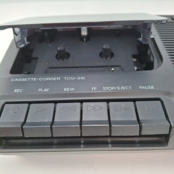 Sony Cassette-Corder with Built-In Condenser Microphone TCM-818 with Counter - Picture 10 of 14